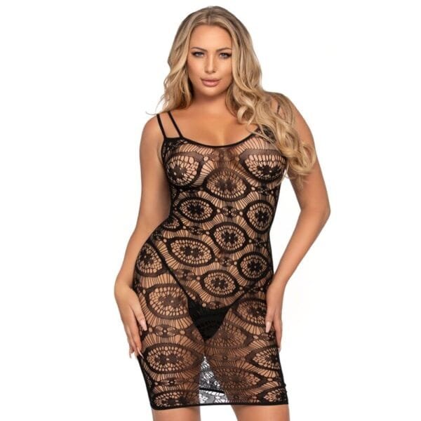 Mini vestido de ganchillo