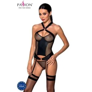 Amanda corset cuero ecologico