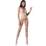 bs058 bodystocking blanco talla unica