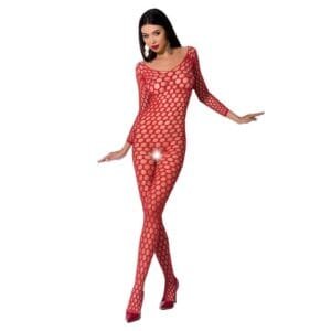 bs077 bodystocking talla unica rojo