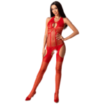 bs079 bodystocking - rojo talla unica