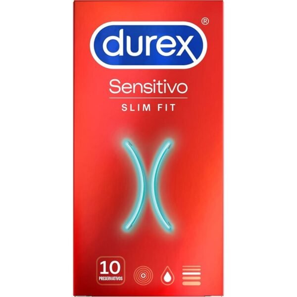 Durex sensitivo slim fit 10 unidades