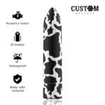 Custom bullets bala recargable cow 10 intensidades