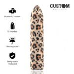 Custom bullets bala recargable leopard 10 intensidades