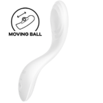 Satisfyer rrrolling pleasure vibrador punto g - blanco