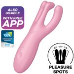 Satisfyer threesome 4 vibrador app - rosa