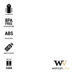 Womanvibe alsan huevo control remoto negro silicona negro