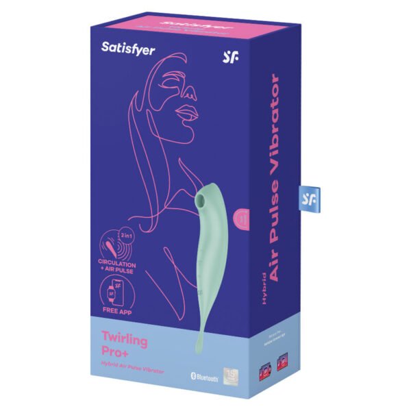Satisfyer twirling pro+ estimulador y vibrador app - verde - Imagen 3