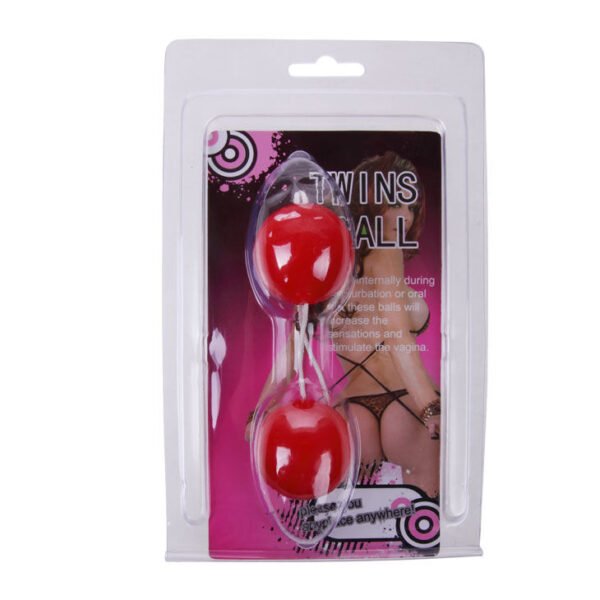 Twins balls bolas chinas rosa unisex - Imagen 3