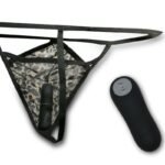Tanga con bala vibradora y mando