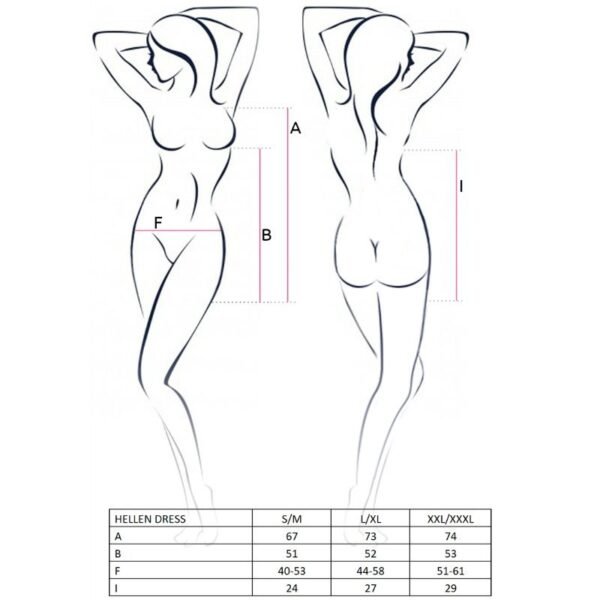 Passion woman hellen vestido y tanga - Imagen 2