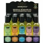 Kamasutra set 15 aceites de masaje + caja expositora
