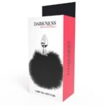 Darkness extra buttplug anal con cola negro 7cm