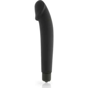 Realistic vibrador silicona negro