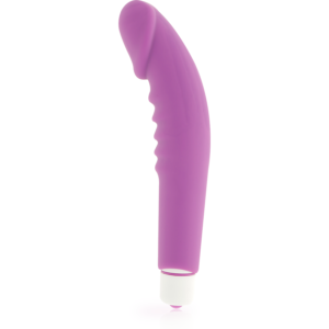 Realistic  pleasure vibrador silicona lila