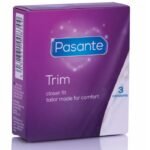 Pasante preservativos trim más delgado