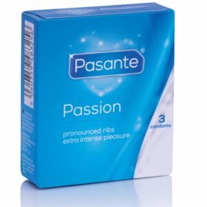 Pasante preservativos punteados más placer