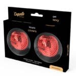 Chic desire cubre pezones rojo