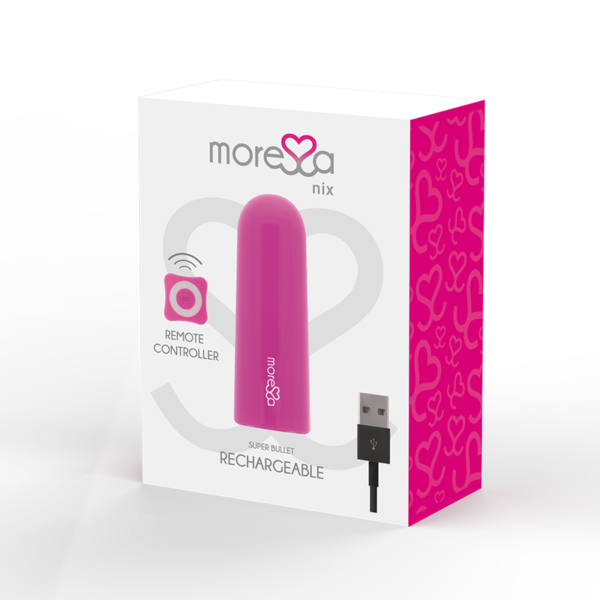 Moressa nix vibrador control remoto rosa - Imagen 2