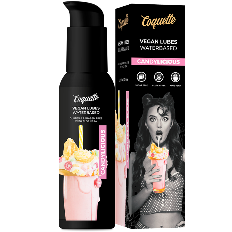 Coquette chic desire premium experience lubricante vegano candylicious 100ml