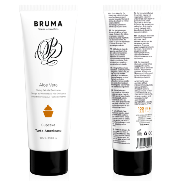 Gel deslizante con aloe vera sabor a tarta americana 100 ml - Imagen 6