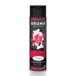 Aceite de masaje premium efecto calor sabor fresa 3 en 1 - 100 ml