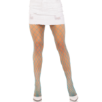 Pantimedias rejilla diamante azul