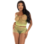 Set camiseta & pantalon rejilla lima