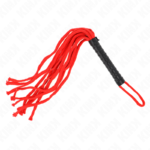 Látigo de cuerda rojo 56 cm