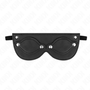 Máscara de polipiel con cubiertas para ojos desmontables 22 x 9 cm