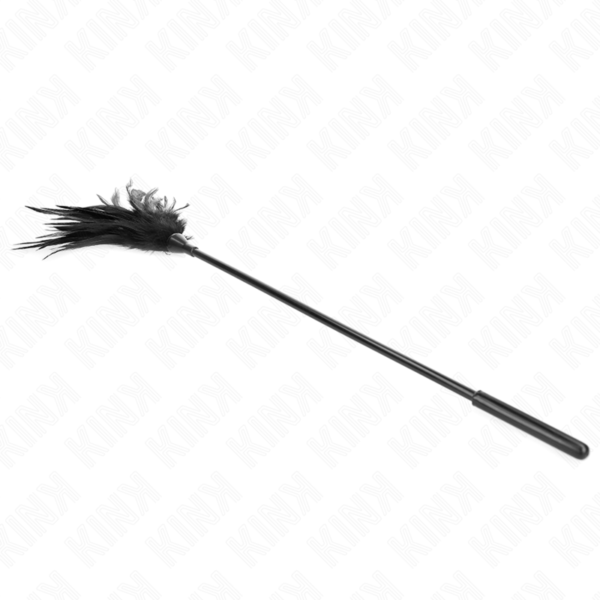 Plumas múltiples para cosquillas negro 45 cm - Imagen 2