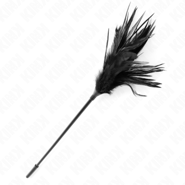 Plumas múltiples para cosquillas negro 45 cm - Imagen 3