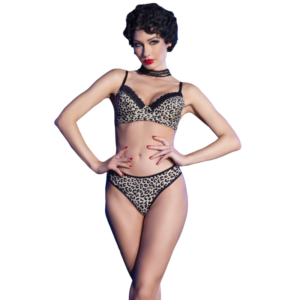 cr 4727 bikini 2 piezas leopardo
