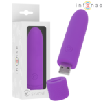 Symone bala vibradora recargable por usb 8 vibraciones  10 x 2.2 cm