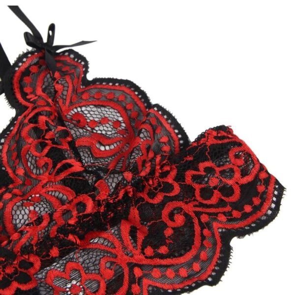Set dos piezas top y panties encaje - Imagen 7