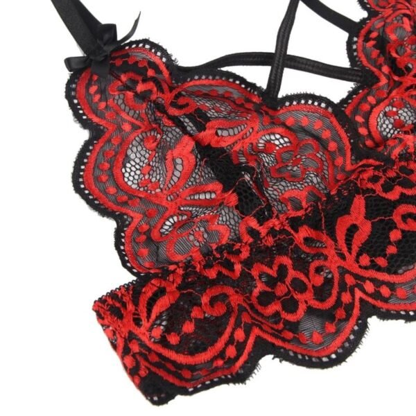 Set dos piezas top y panties encaje - Imagen 4