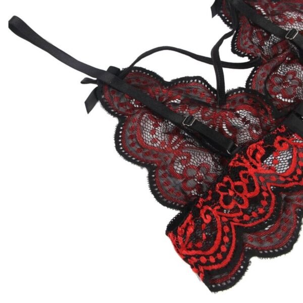 Set dos piezas top y panties encaje - Imagen 6