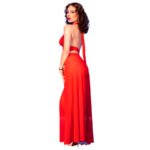 cr  4857 Set top y pantalones rojo talla s