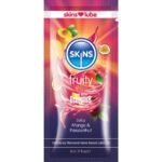 Lubricante base agua SKINS Frutal mango y maracuyá monodosis 5 ml