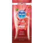 Lubricante base agua SKINS Frutal fresa monodosis 5 ml
